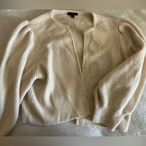 Wool and alpaca cardigan